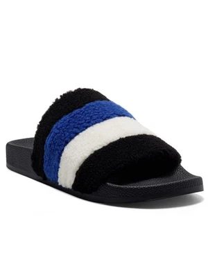 Sandalias INC para mujer negras a rayas cómodas Peymin punta redonda deslizables zapatos 8 M Foto 1 de 4