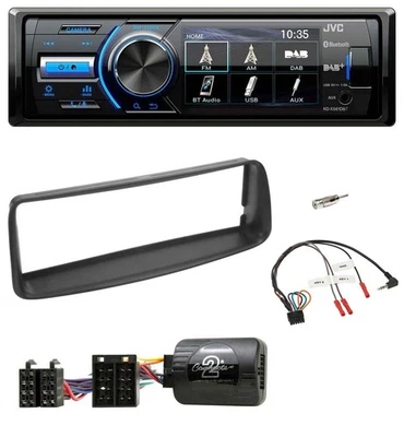 JVC Bluetooth Lenkrad USB DAB Autoradio für Peugeot 206 CC 2003-2008 - Bild 1 von 4