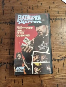 Dr. TERROR's HOUSE of HORRORS vhs in clamshell 1965 christopher lee good cond - Picture 1 of 4