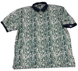 VINTAGE Ashworth Golf Polo Shirt Floral Tropical Adult XL Made In USA Hawaiian - Bild 1 von 8