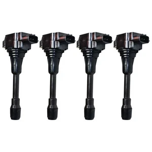 Ignition Coils Set of 4 for Nissan Frontier NV200 Rogue Sentra INFINITI Q70 Q70L - Picture 1 of 9