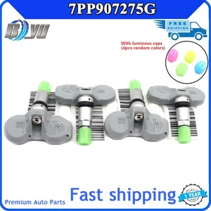 7PP907275G New 4PCS TPMS Tire Pressure Sensor 315MHz For Volkswagen Porsche Audi - Picture 1 of 22
