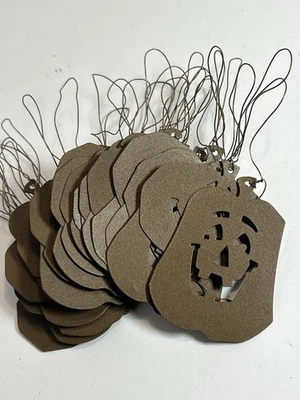 Vintage Metal Pumpkins Curled Wire Garland 6 ft  Americana Rustic Primitive - Image 1 of 4