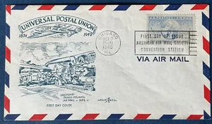 Pent Art C43 Airmail Globe and Doves .15 Unloading Trans Atlantic Airmail - Picture 1 of 1