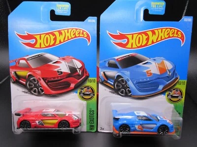HOT WHEELS RENAULT SPORT R.S. LOTE DE 2 VARIACIONES DE COLOR EXÓTICAS 01 HW RENAULT Foto 1 de 4