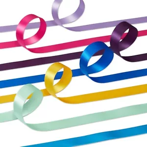 Cinta de poliéster de tafetán grosgrain Keedil® para ropa, manualidades, regalos y más - Imagen 1 de 47