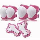 6Pcs Elbow Wrist Knee Pads Guards For Kids Skate Cycling Bike Safety Gear Set
