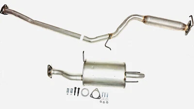 Fits: 2016-2018 Acura ILX 2.4L Rear Resonator With Muffler - Image 1 of 4