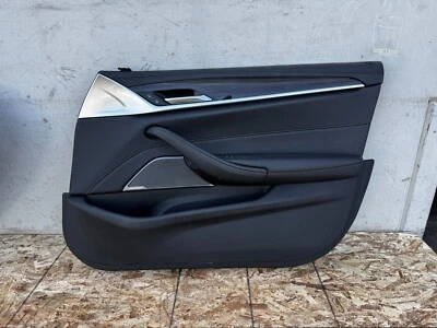 TARJETA PANEL PUERTA CUERO DELANTERO DERECHO NEGRO BMW 530I 540I M5 G30 (2017-2022) OEM Foto 1 de 4