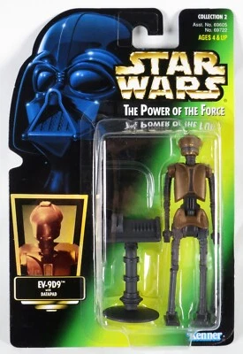 Tarjeta verde EV-9D9 POTF Hasbro sin usar, en caja Star Wars *¡Combina envío y ahorra! Foto 1 de 2