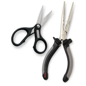 Juego de herramientas Rapala combo tijeras y alicates alicates de pesca acero inoxidable tijeras especiales - Imagen 1 de 1
