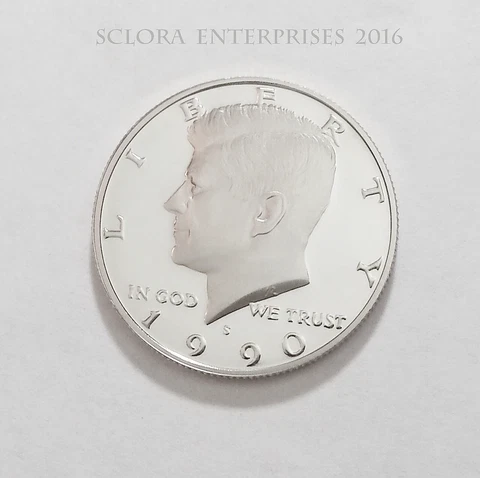 1990 S KENNEDY *PROOF* HALF DOLLAR  **FREE SHIPPING** Cover