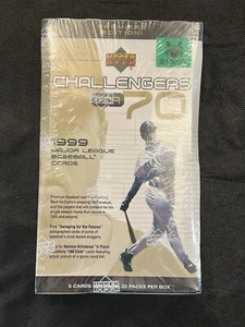 1999 Upper Deck Challengers for 70 Factory Sealed Wax Box - Picture 1 of 3