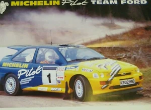 Michelin Pilot Team Form - Folded Promotional Poster - Malcolm Wilson - Picture 1 of 1