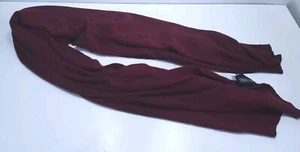 Luxury Brand Mimi & Thomas 100% Cashmere Large Wrap Shawl Burgundy RRP £139 - Picture 1 of 5