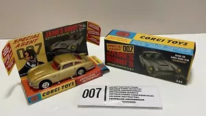 Corgi 261 James Bond Aston Martin DB5 escala 1:43 "Goldfinger" 1965 - RT26101 - Imagen 1 de 11