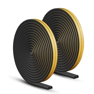 Schwarz I Type 9*2mm Fensterdichtung/ Selbstklebend Gummidichtung /Türdichtung - Bild 1 von 6