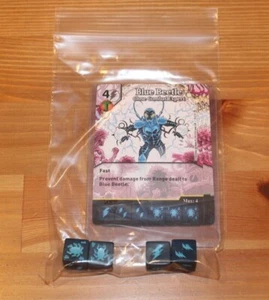 Dice Masters Kryptonite Crisis * BLUE BEETLE * RARE Uncommon Set CUR 4 dice - Picture 1 of 1