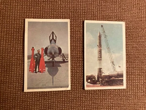 Carte collezionabili vintage canadesi Sicle Aircraft & Missile 1959 n. 2 e 16 - Foto 1 di 5