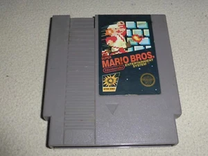 NINTENDO NES GAME CARTRIDGE ONLY SUPER MARIO BROS ACTION SERIES 5 SCREW - Picture 1 of 3