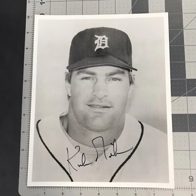 Foto firmada por Kirk Gibson Tigres de Detroit 8 por 10 Foto 1 de 2