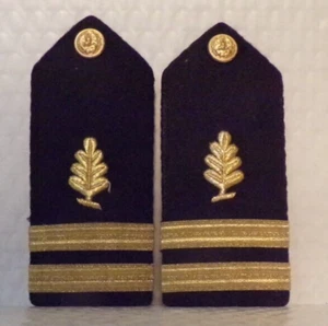 VINTAGE U.S. NAVY HARD SHOULDER BOARDS. MEDICAL CORPS. BY VANGUARD - Picture 1 of 7