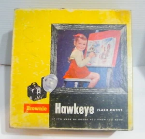 Kodak Brownie Hawkeye Flash Camera IOB - Picture 1 of 3