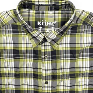 Kuhl Men's Short Sleeve Striped Multicolor Hiking Outdoor XXL 2XL Button Up - Picture 1 of 6