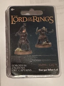 Orc Captains Goroth & Zagdush Forge World FUERA DE PRODUCCIÓN COMO NUEVO EN BLISTER RARO - Imagen 1 de 2