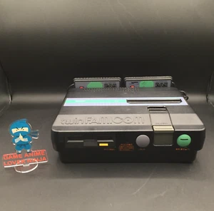 Sistema de Consola Sharp Twin Famicom Negro Nuevo Cinturón AN-505-BK Japonés Probado - Imagen 1 de 13