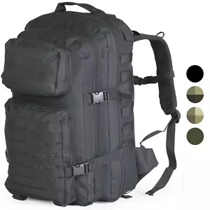 40L MOLLE Assault Pack Backpack/Rucksack Military Cadet Army Bag Nitehawk - Picture 1 of 14