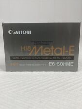 CANON Hi8 8mm METAL E VIDEOCASSETTE Sealed