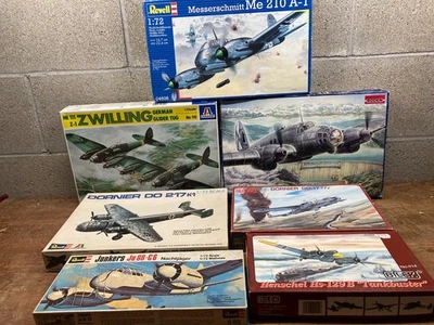 Lotto 7 kit aerei Luftwaffe 2° G.M. in 1:72 scale - Immagine 1 di 4