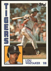 Béisbol Topps 1984 #695 - Lou Whitaker - Tigres de Detroit 84-2032 - Imagen 1 de 2