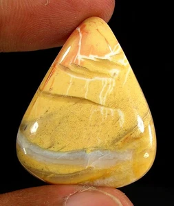 44,70 ct natürlicher Maligano Jaspis loser Edelstein Cabochon Draht Wickelstein - 29991 - Bild 1 von 2