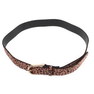 Women Belt: Leopard Pattern Wide Waist Belt For Women - Vintage Animal Print - Picture 1 of 12