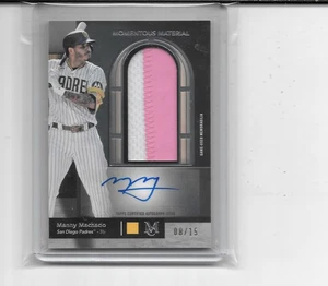 2024 Topps Museum Manny Machado Auto 2 Color Patch Autograph # 8/15 Padres - Bild 1 von 1