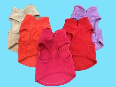 Dog Fleece Vest Bundle - Image 1 of 2