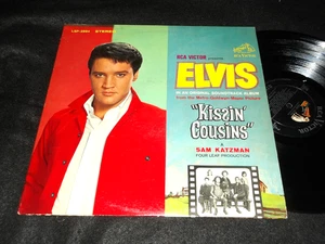 Original ELVIS PRESLEY Kissin' Cousins LP Nice Cover Movie Soundtrack Clean STER - Picture 1 of 2