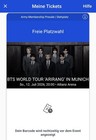 BTS World Tour ARIRANG 12.07.2026 München Allianz Arena Stehplatz freie Wahl