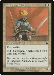 4x Capashen Knight - LP - Urza's Saga Block - SPARROW MAGIC mtg - Imagen 1 de 1