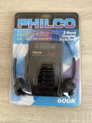 REPRODUCTOR DE CASETE RADIO AM FM MODELO PHILCO 600K Nuevo Stock Antiguo Foto 1 de 4