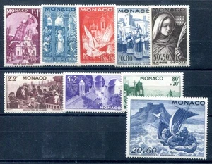 MONACO 1944 288-296 ** MNH FLAWLESS YEAR SET COMPLETE (00032 - Picture 1 of 2