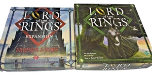 Lord of the Rings Board Game + Friends and Foes Expansion Reiner Knizia Co-op - Picture 1 of 4