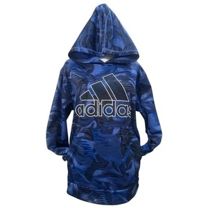ADIDAS - Boy’s Blue Hoodie XL 20”W x 24”L Sleeve 24”L - Picture 1 of 9