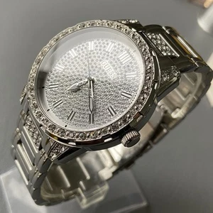 Ladies Genuine Guess Dress Swarovski Crystals Designer Watch U1337L1 NOS - Picture 1 of 15