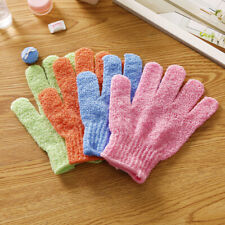  5 Pairs Bath Body Cleansing Mitt Shower Exfoliating Gloves Take