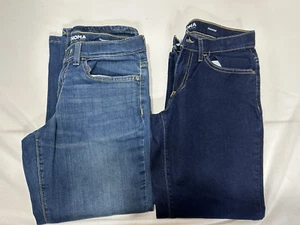 Boys Cloths Lot of 2 Husky Jeans- Size 8 - Picture 1 of 5