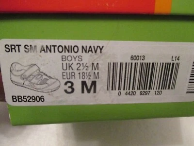 Stride Rite мальчиков размер 3 или 4 ANTONIO темно-синий сандалии теннисные туфли новый - Изображение 1 из 4