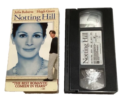 Notting Hill Julia Roberts Hugh Grant VHS Romantic Comedy PG-13 BUY 2 GET 2 FREE - Image 1 of 3